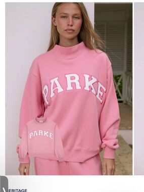 PARKE Summerland Mockneck in Conch Size XXL